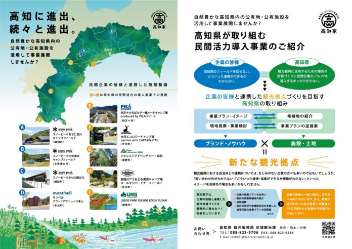 「観光用不動産、高知県にあります。」ー高知県内の公有地・公有施設を活用して事業展開しませんか？（レジャー＆サービス産業展にも出展します(2022.10.25～26））のメイン画像