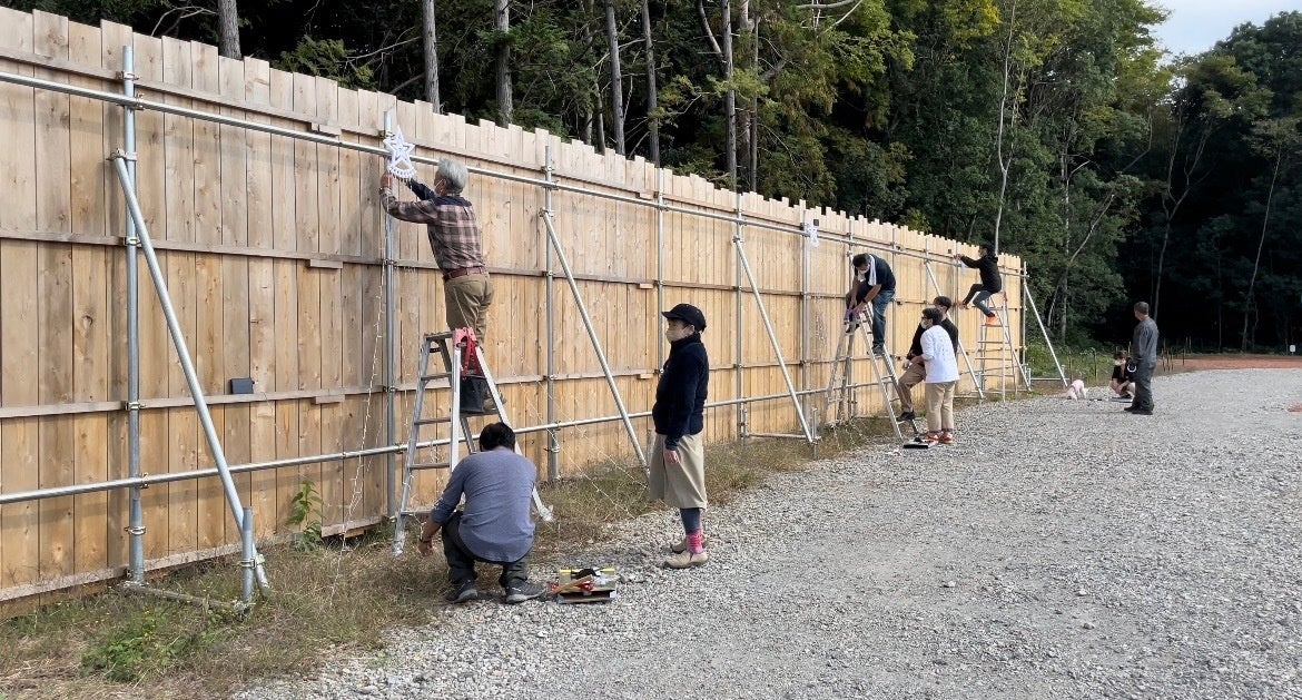 オートキャンプ場づくりに参加できる会員制コミュニティ「KURUMA ASOBI LAB」の募集が開始。のサブ画像7_イルミネーション飾り付け