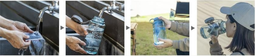 アウトドアユースや災害への備えに水道水を手軽に浄水にできる　NaTiO （ナティオ）浄水パック発売のサブ画像5