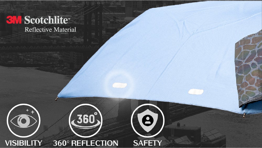 雨の日や夜道も安心！360℃反射！常識を覆す折りたたみ傘「Tube Flash」をガジェットストア「MODERN g」で販売開始のサブ画像5