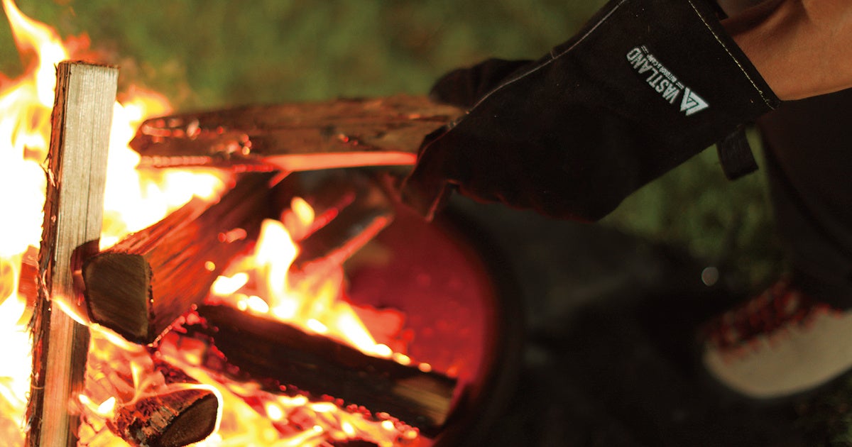 キャンプ・アウトドア用品ブランド「VASTLAND」、脚を広げるだけ10秒で設営できる焚き火台「アウトドアファイヤーピット」を2022/12/10（土）に発売 のサブ画像10_耐熱グローブ ロングタイプ