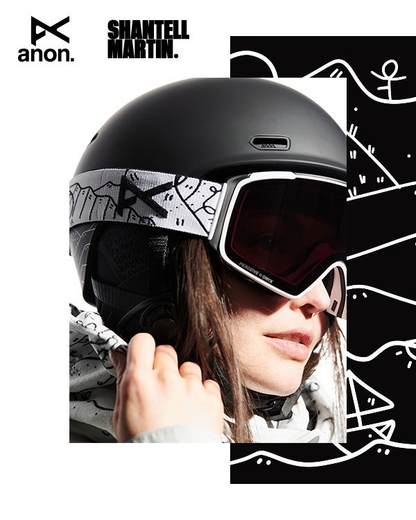  モノトーンラインが特徴的なビジュアルアーティストシャンテル・マーティンとのコラボレーションヘルメット・ゴーグルが登場 Anon シャンテル・マーティン コレクション 11月10日（木）より販売開始 のサブ画像1