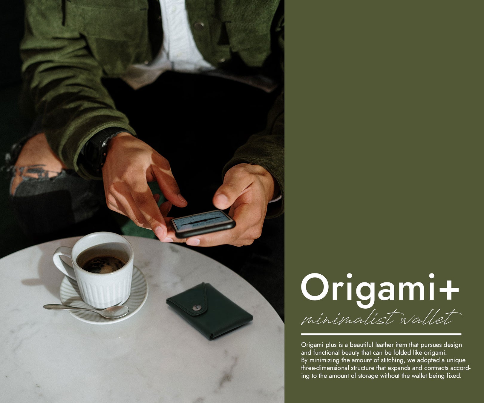 【極小ミニ財布】折って作るミニマリストウォレット 「オリガミプラス Origami+」が先行受注開始 #なくさない財布のサブ画像2