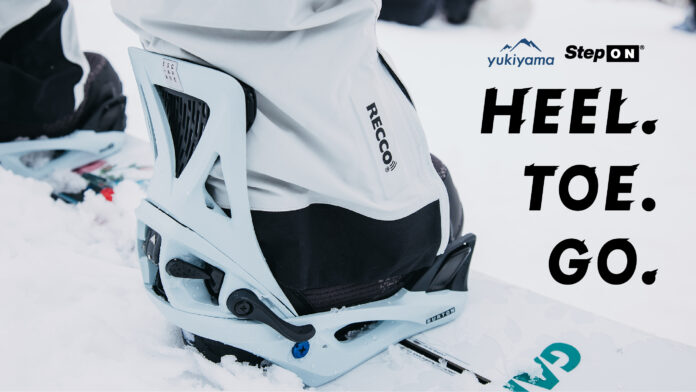 STEP ON®︎に乗って全国のスノーボーダーと当日滑走距離対決yukiyamaとのコラボレーションイベント「HEEL. TOE. GO.」2022年12月30日（月）〜2023年1月29日（日）開催のメイン画像