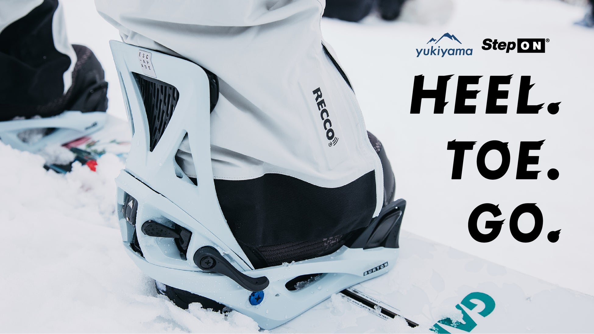 STEP ON®︎に乗って全国のスノーボーダーと当日滑走距離対決yukiyamaとのコラボレーションイベント「HEEL. TOE. GO.」2022年12月30日（月）〜2023年1月29日（日）開催のサブ画像1