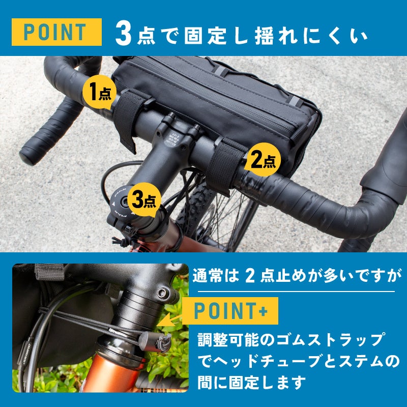 【新商品】自転車パーツブランド「GORIX」の、防水フロントバッグ(GX-AMIGO)から新色「カモ柄」が新発売!!のサブ画像6
