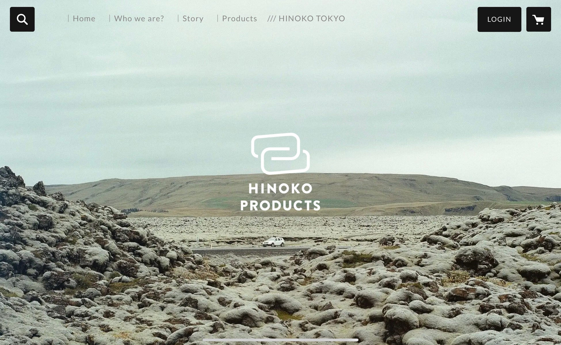 HINOKO TOKYOが厳選する、「アウトドアでも都市でも使える」プロダクトのウェブストアがオープン！のサブ画像1_ウェブストアのトップページ
