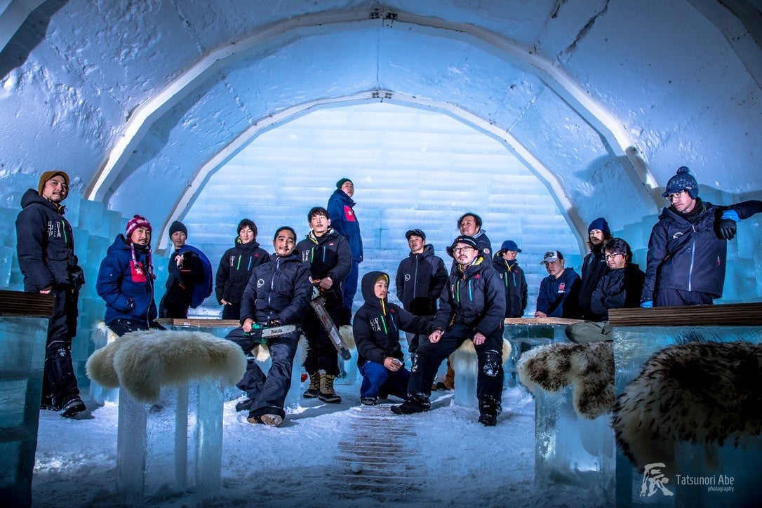 「白馬岩岳スノーフィールド」12 月16日より、2022-2023 冬季シーズン営業開始のサブ画像2_「Yoo-Hoo! Ice Slider」を制作する糸冬工藝社