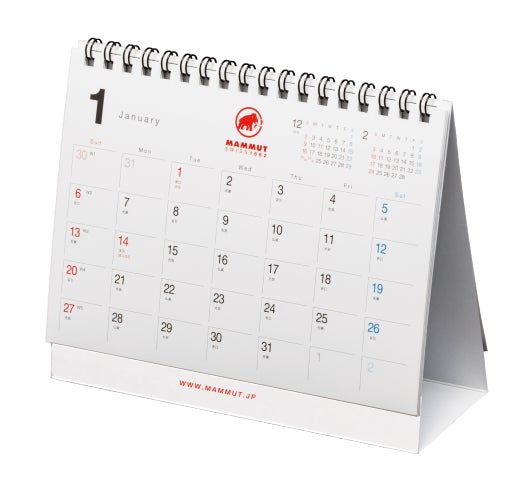 マムート・オリジナル2023カレンダーを手に入れるチャンス！マムート公式オンラインストアと直営店6店舗で2023卓上カレンダーキャンペーンを12月16日（金）より開催のサブ画像2