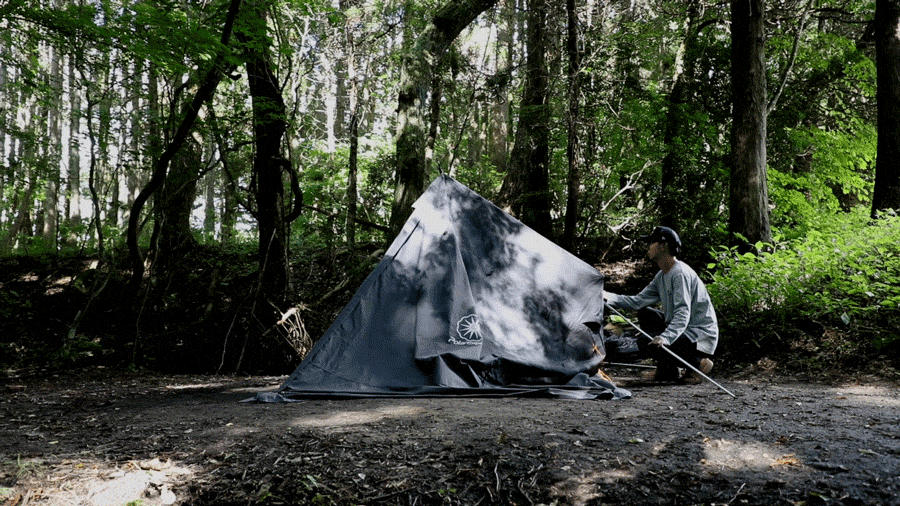 【薪ストーブが出来る！】 エグゼクティブな空間でソロキャンプが楽しめるオリジナル設計の台形ソロテント『OwL』国内クラウドファンディングで1/11(水)先行発売開始！のサブ画像5
