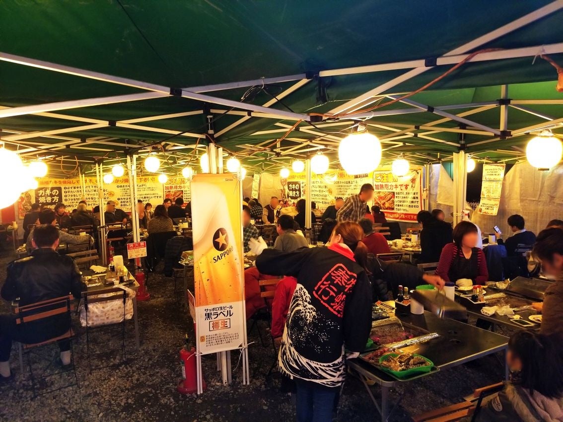 炭火で食べる海鮮BBQ!「出張カキ小屋牡蠣奉行」　神戸市に初見参！のサブ画像2