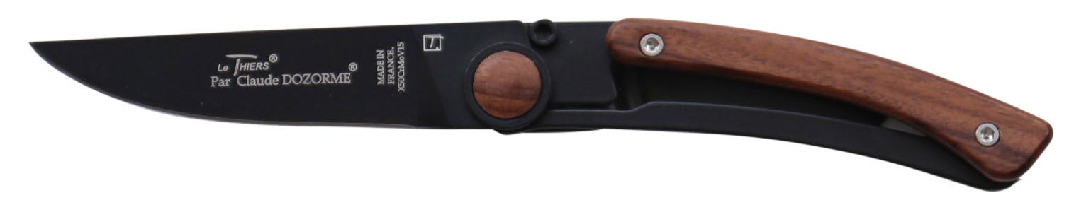 フランス発、100 年以上の歴史を誇る老舗ナイフメーカー CLAUDE DOZORME のハンドメイド技術が光るポケットナイフが新登場！のサブ画像4_Black Rosewood