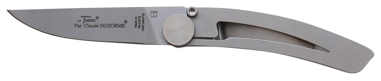 フランス発、100 年以上の歴史を誇る老舗ナイフメーカー CLAUDE DOZORME のハンドメイド技術が光るポケットナイフが新登場！のサブ画像5_Silver