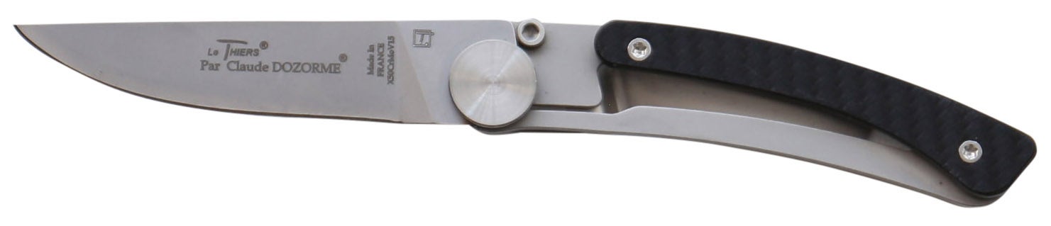 フランス発、100 年以上の歴史を誇る老舗ナイフメーカー CLAUDE DOZORME のハンドメイド技術が光るポケットナイフが新登場！のサブ画像6_Silver Carbon