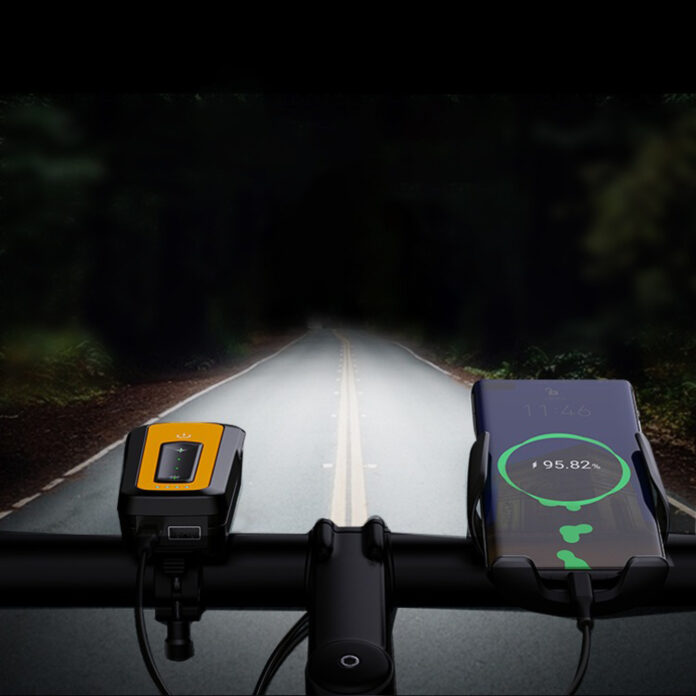 タッチパネル搭載で走行中でも簡単操作！機能的な自転車用ヘッドライト「GampHeadlight」をガジェットストア「MODERN g」で販売開始のメイン画像