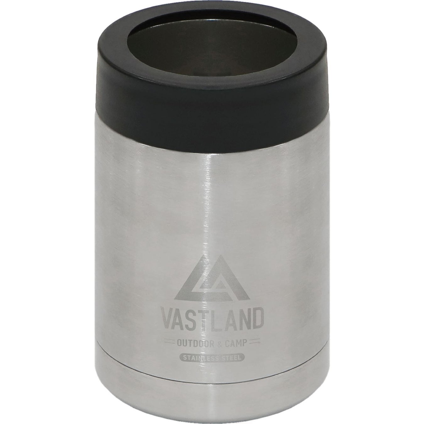キャンプギアブランド「VASTLAND」、缶のまますっぽり収まり、外気の熱の影響を受けにくい真空二重構造で冷たさをキープする「缶クーラー 350ml」を2023/4/8（土）に発売のサブ画像3_シルバー