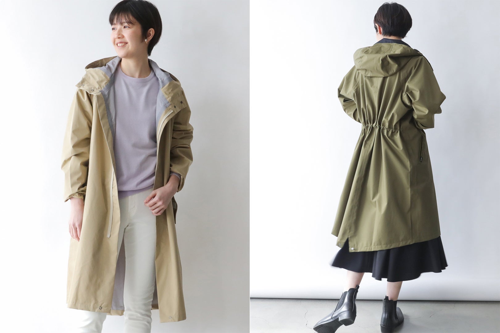 日本製ファッションブランド・ファクトリエ初！「完全防水」の晴雨兼用レディースコートを発売のサブ画像1