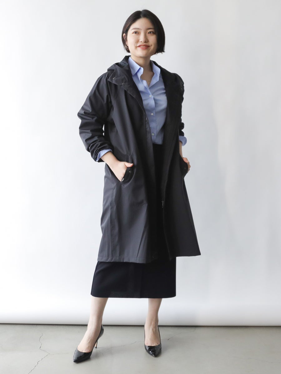 日本製ファッションブランド・ファクトリエ初！「完全防水」の晴雨兼用レディースコートを発売のサブ画像2