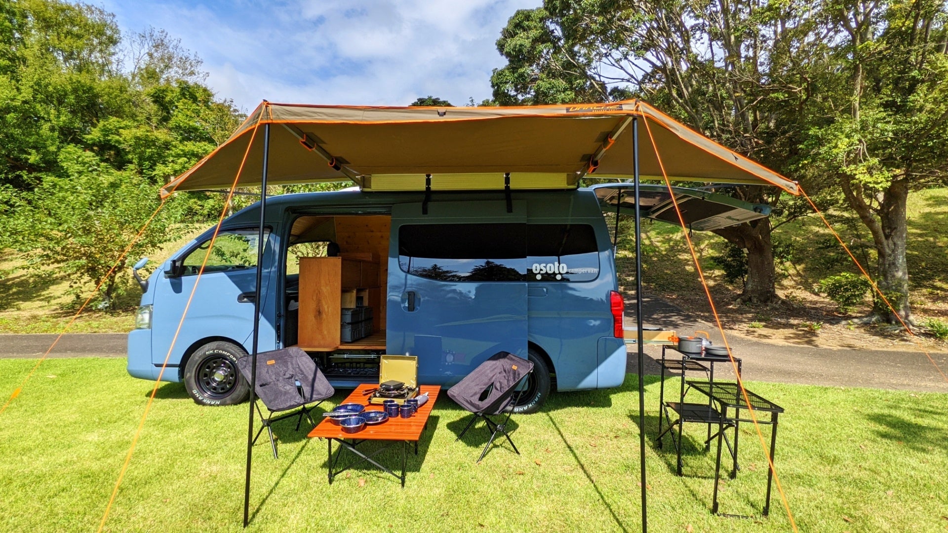 キャンプ道具の無人レンタルサービス「​福岡キャンプレンタル」と福岡・五島でのカスタムバンのレンタルを行う「OSOTO campervan」が業務提携のサブ画像3