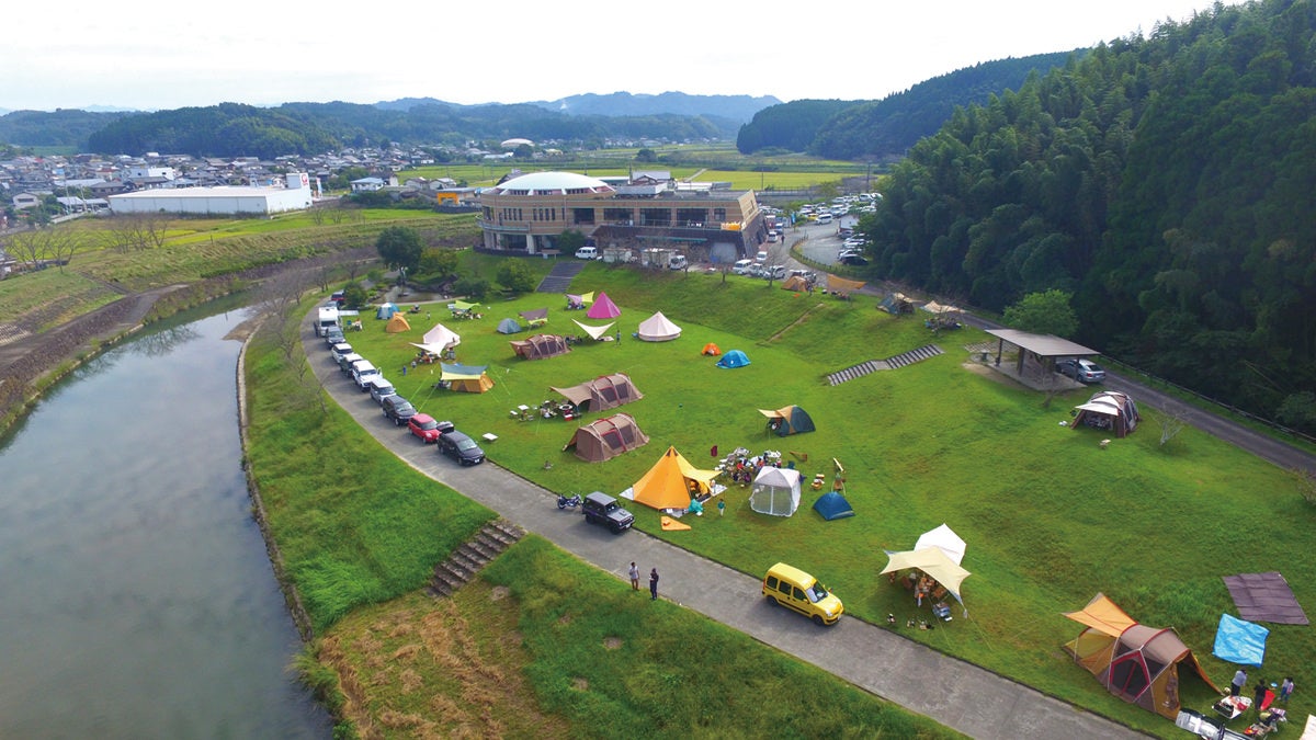 熊本県和水町「和水江田川カヌー・キャンプ場」が4月29日（土）よりリニューアルオープンします！のサブ画像1_テントサイト