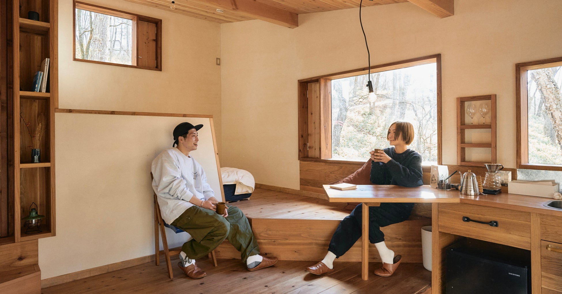 長野・八ヶ岳エリアのキャンプフィールド「ist」が、自然と暮らす小さな家「Hut」の宿泊予約を開始のサブ画像1