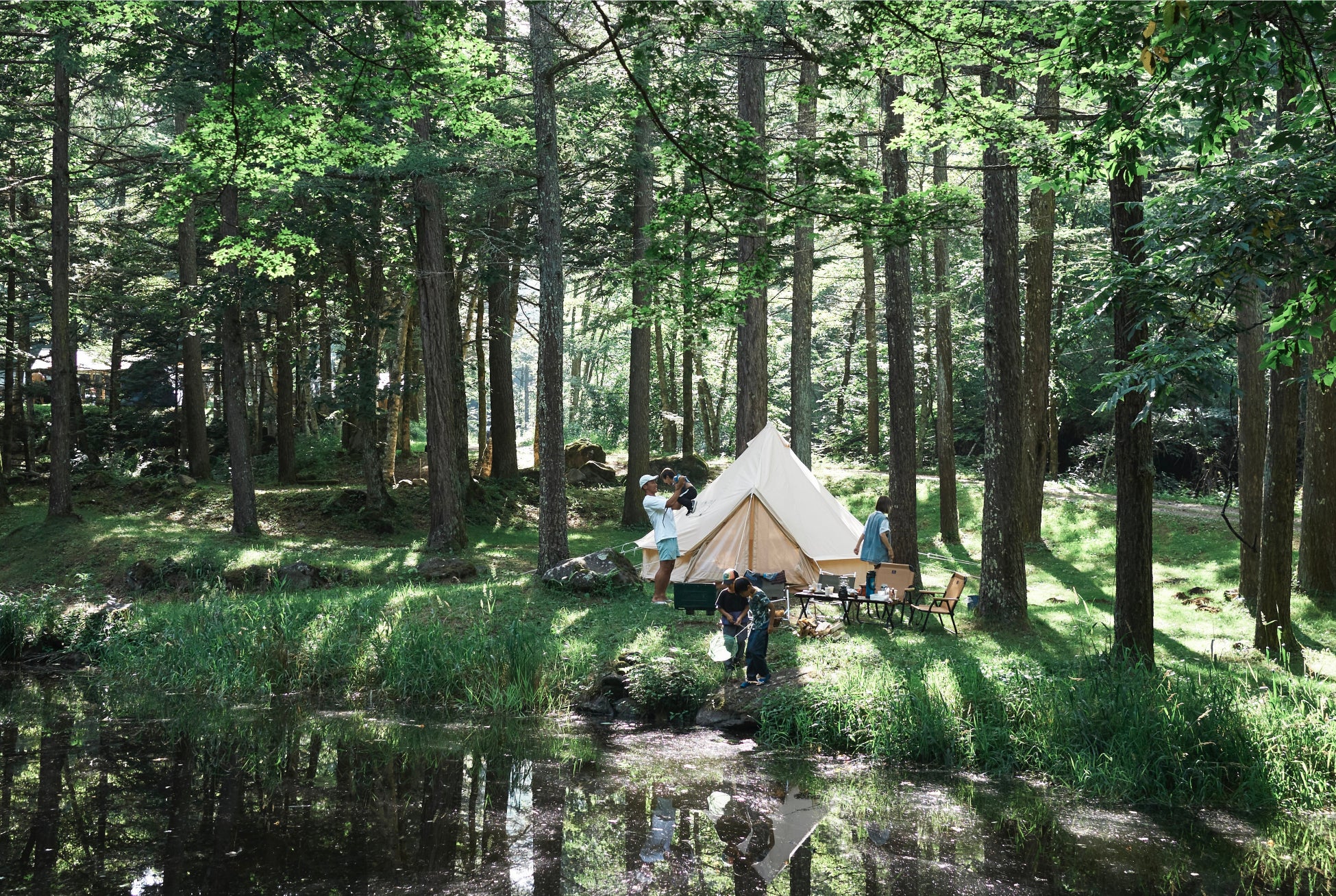 長野・八ヶ岳エリアのキャンプフィールド「ist」が、自然と暮らす小さな家「Hut」の宿泊予約を開始のサブ画像15_Duck Pond