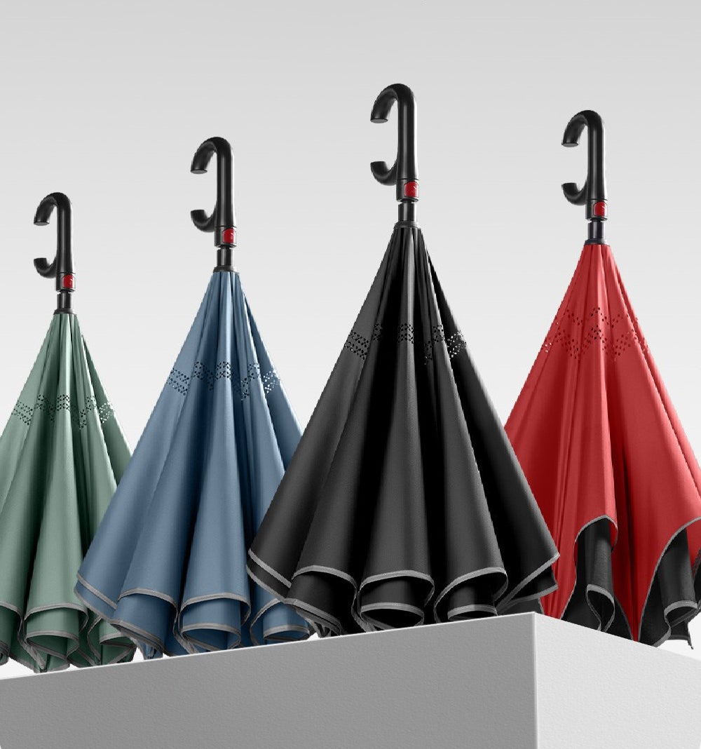 ドイツデザインの珍しい逆さ傘！サイズは脅威の130cm、二重構造で強風にも強い圧倒的な耐久力を持つ「GeeBrella Ultra」をガジェットストア「MODERN g」で販売開始のサブ画像1