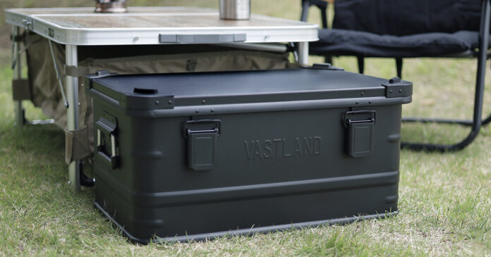 キャンプギアブランド「VASTLAND」、アルミ板厚1.5mmのタフボディを備え、3台までスタッキング可能な「アルミコンテナ」を2023/5/13（土）に発売のメイン画像
