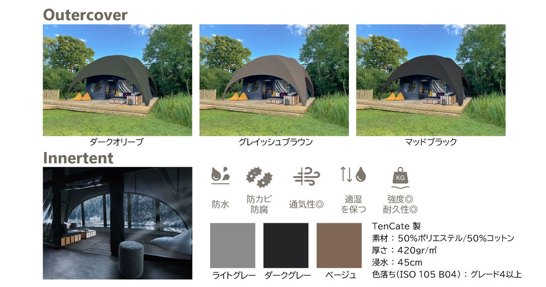 オランダのテントメーカー「Creative Structures（クリエイティブストラクチャー）」の日本総代理販売を開始のサブ画像4