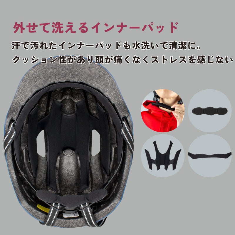 【新商品】【4/1からの自転車ヘルメット着用の努力義務化に!!】自転車パーツブランド「GORIX」から、自転車用ヘルメット(GALEA80) が2色展開で新発売!!のサブ画像9