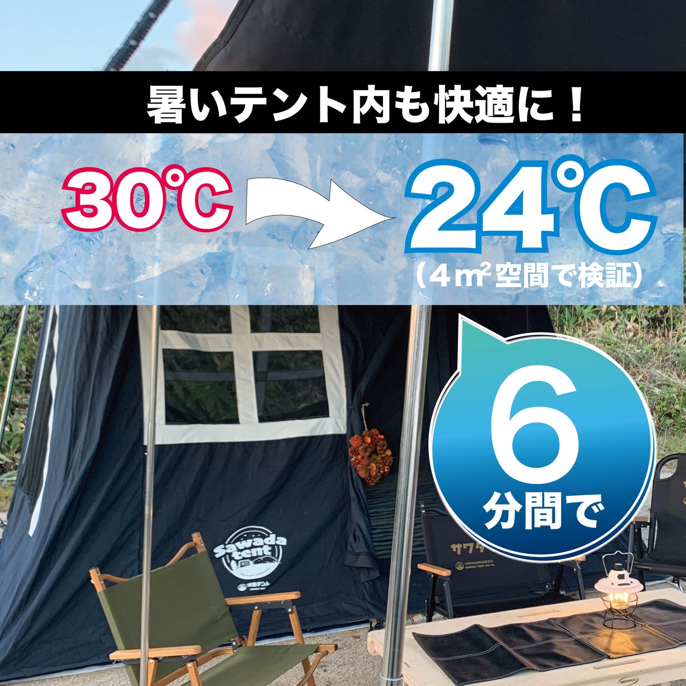 Makuake公開3日間で200万円達成！持ち運びできる軽量ポータブルクーラー！夏のキャンプやレジャー、暑さ対策に。Panasonic製コンプレッサー搭載で急速冷却！5/末までお得に先行予約可能！のサブ画像1