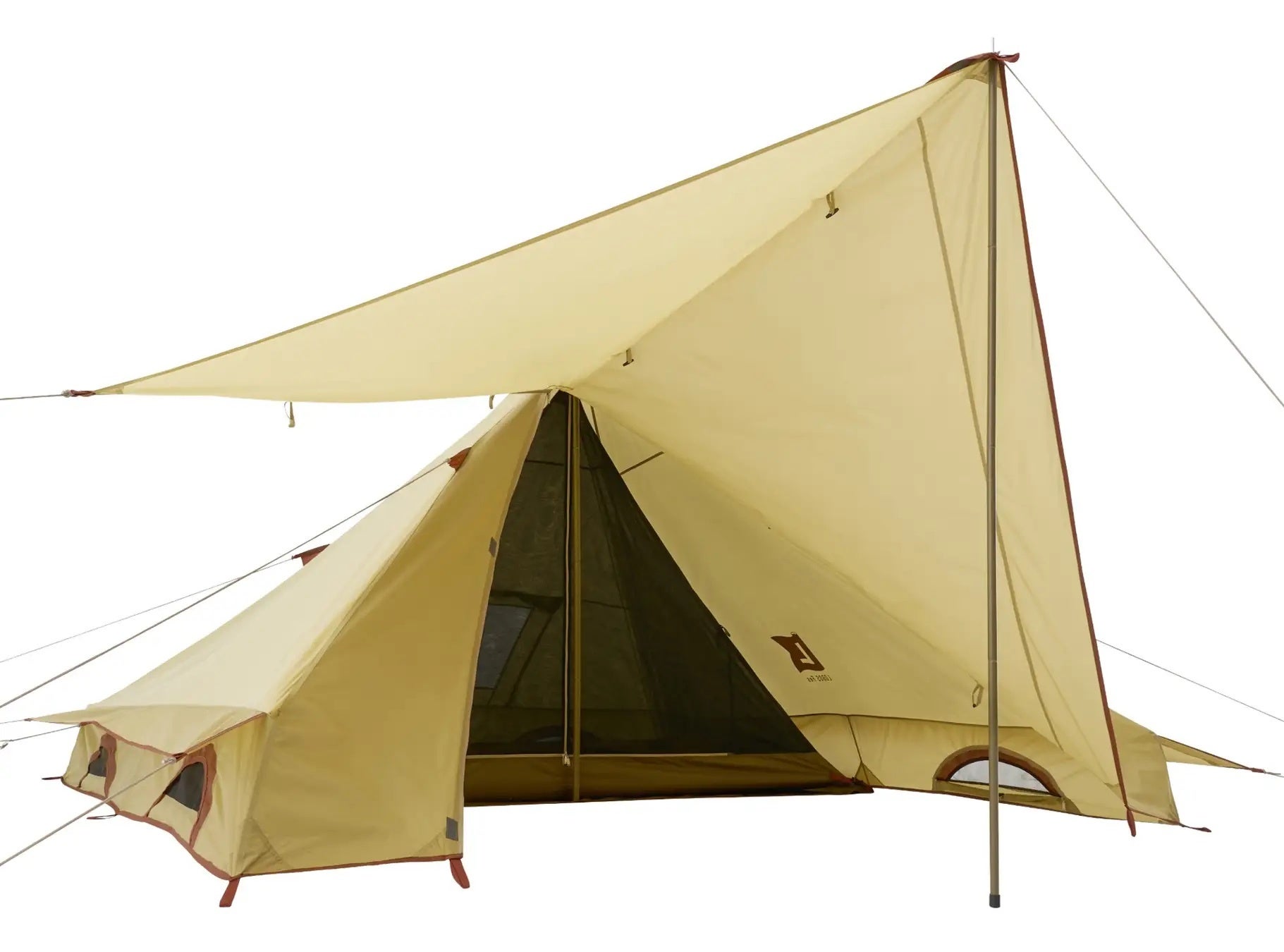 1本のポールで組み立て簡単！拡張可能なリビングスペースと寝室を兼備した新型テント「 LOGOS Fes Tepee 2ルーム DUO-BC 」新発売！のサブ画像2