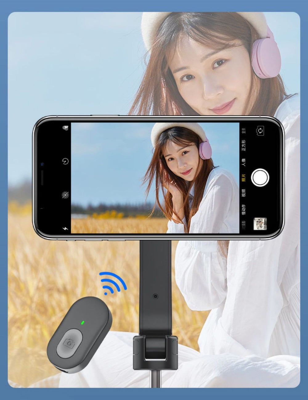 MagSafe対応でiPhoneを簡単に固定できる便利な自撮り棒！Bluetoothリモコン付属で遠隔でシャッターが切れる「GeeSelfie」をガジェットストア「MODERN g」で販売開始のサブ画像6