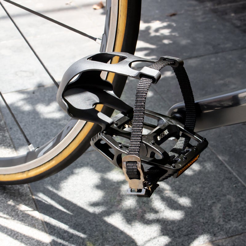 【新商品】【ペダル&トゥークリップ&ストラップの一式セット!!】自転車パーツブランド「GORIX」から、自転車ペダルセット(GX-TOE829) が新発売!!のサブ画像4