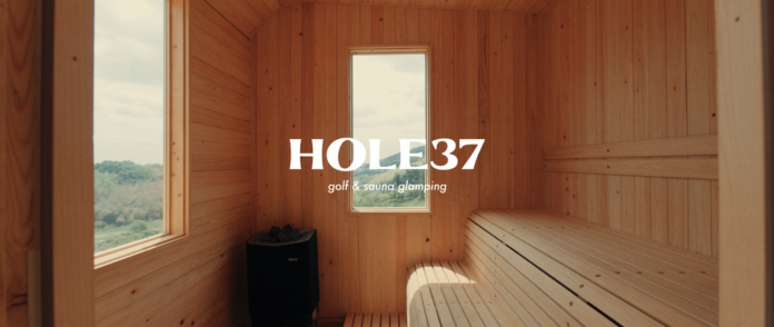 ゴルファーとサウナーを同時に魅了する貸切ゴルフ&サウナ付グランピング「HOLE37」　7/2（パープレイの日）にグランドオープン！〜先行予約でウェルカムドリンク無料サービス〜のメイン画像