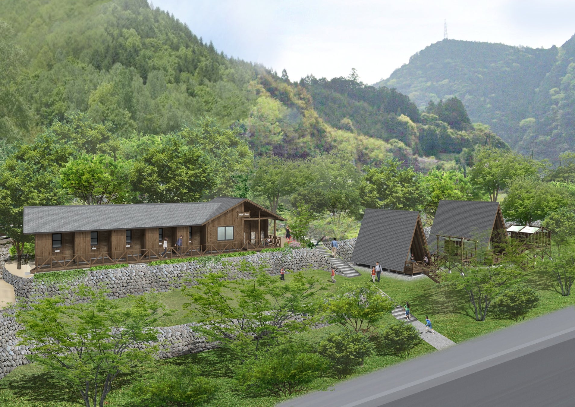 奈良県下北山村のアウトドア複合施設Angler's Base SHIMOKITAYAMAに宿泊施設が2023年夏にオープンのサブ画像1