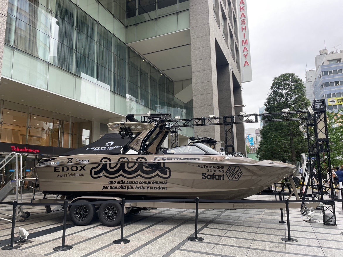 CENTURION BOATS ✖ mutaMARINEのウェイクサーフィン艇が新宿タカシマヤに登場のサブ画像3