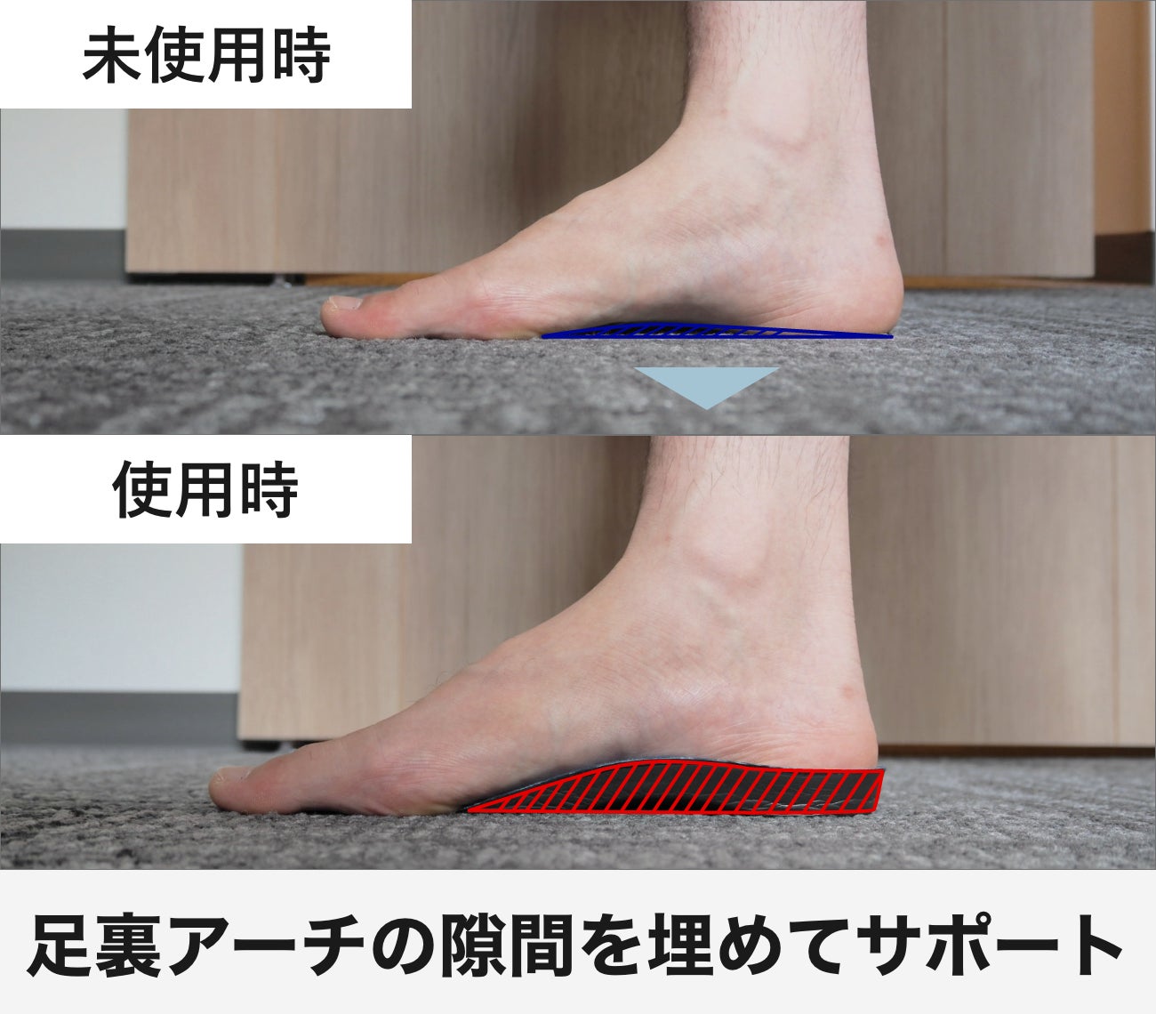 【歩行パフォーマンスを最大効率化】日本人の足に合わせて開発！姿勢改善型インソールがクラウドファンディングにて限定販売開始のサブ画像4