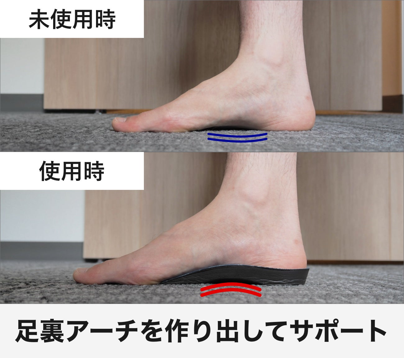 【歩行パフォーマンスを最大効率化】日本人の足に合わせて開発！姿勢改善型インソールがクラウドファンディングにて限定販売開始のサブ画像5