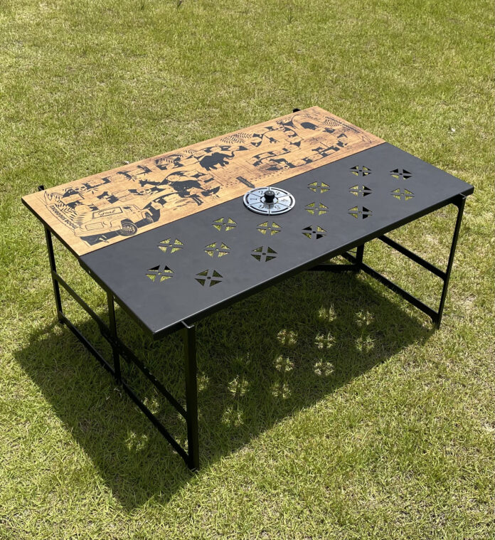 キャンプ遊び革命！アウトドアでもスマホゲームをしてしまっていた現状に疑問をもった大阪芸術大学の学生が考案したスゴロクで遊べる本格派テーブル！！のメイン画像