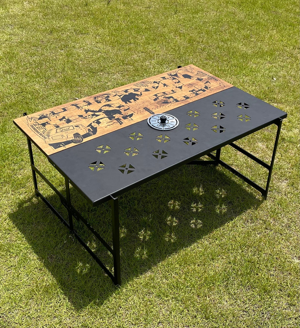 キャンプ遊び革命！アウトドアでもスマホゲームをしてしまっていた現状に疑問をもった大阪芸術大学の学生が考案したスゴロクで遊べる本格派テーブル！！のサブ画像1