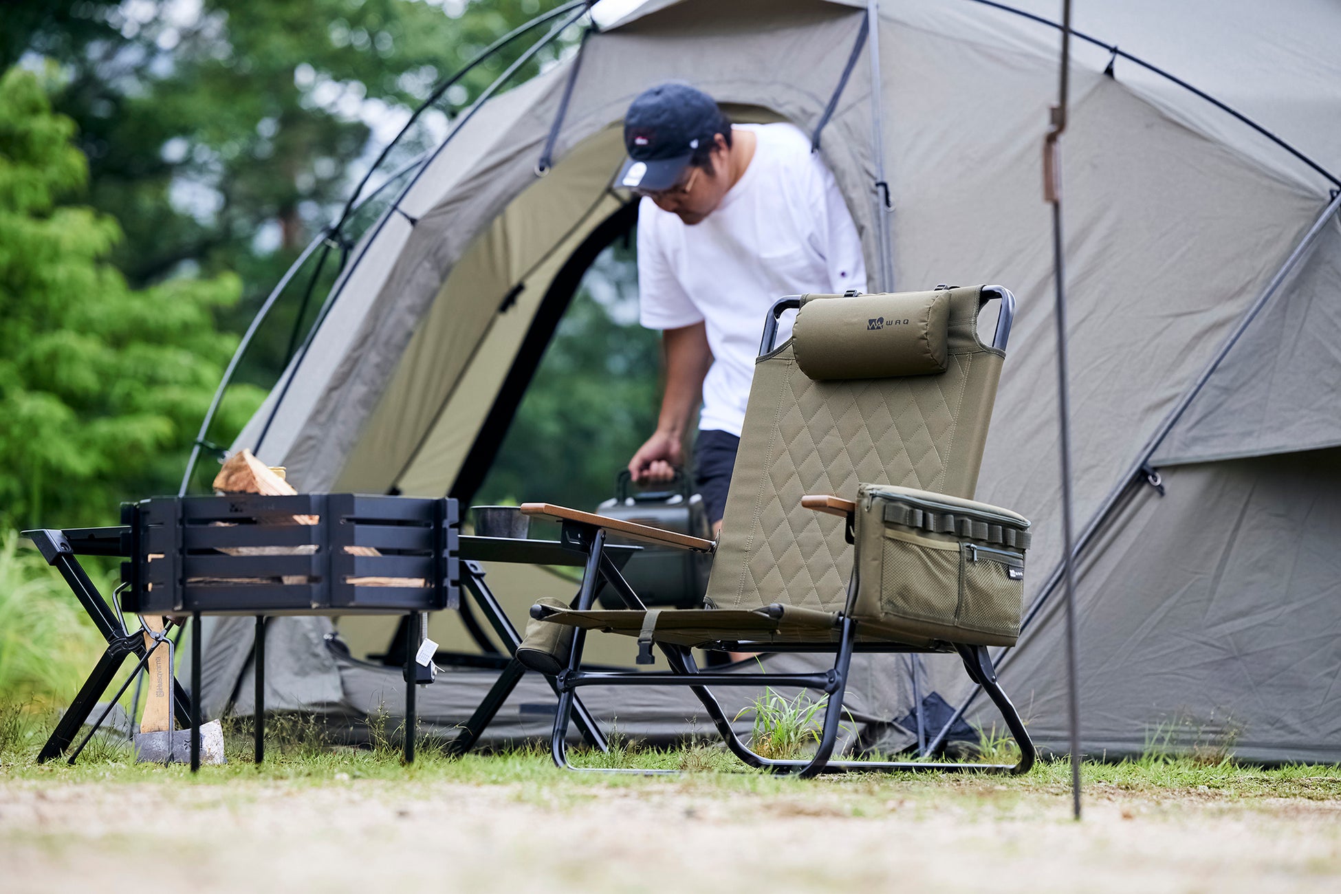 ロースタイルで快適なキャンプを楽しむ新製品『WAQ Reclining Low Chair』が販売開始後6日で初回ロットが完売！のサブ画像3