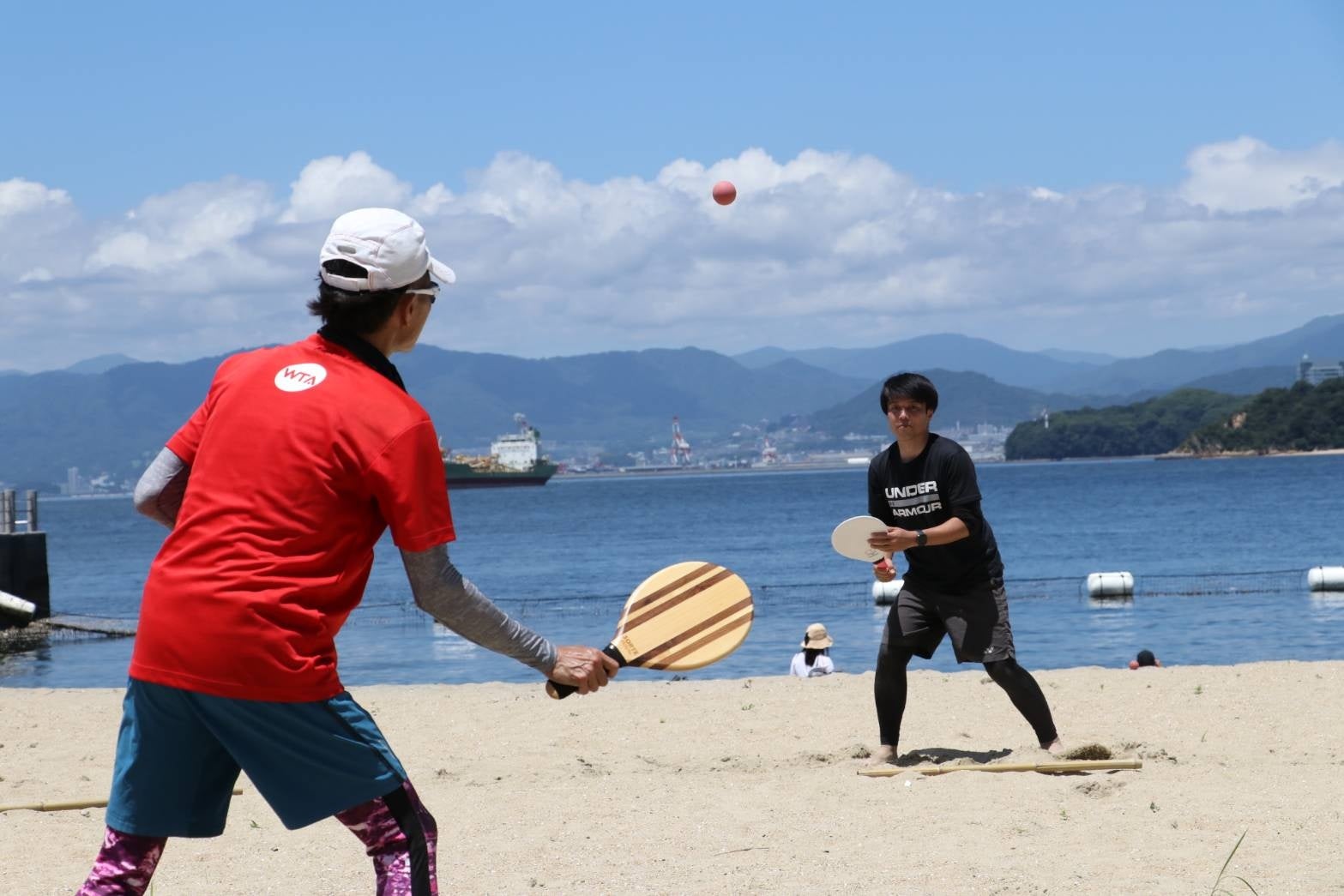 日本フレスコボール協会（JFBA）、公認地域クラブ「広島フレスコボールクラブ」が7月30日(日)の『豊かな海づくり大会』にてフレスコボール体験会を実施。のサブ画像4