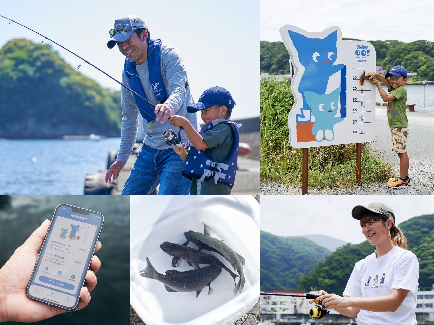 大切な釣り場を守る仕組み「海釣りGO」田子漁港トライアルが本日7/31よりサービスイン。フォトスポット、レンタル釣具、イベント開催など盛りだくさん。田子漁港へ、海釣りGO！のサブ画像1