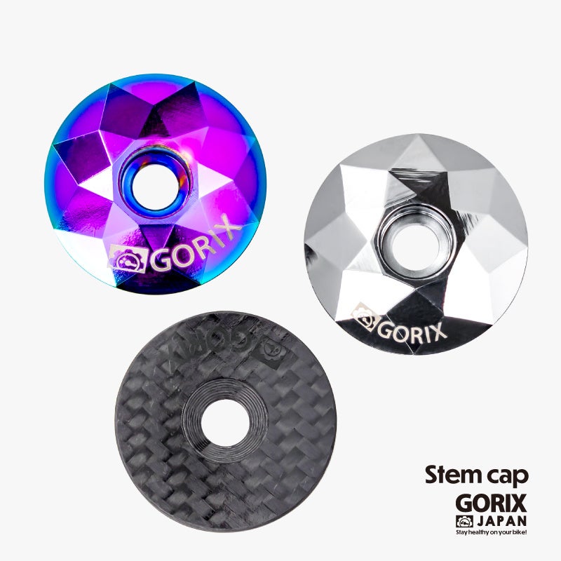 【新商品】自転車パーツブランド「GORIX」から、ステムキャップ(GX-STEMCAP) の新色「プラチナ」「カーボン」の2カラーが新発売!!のサブ画像6