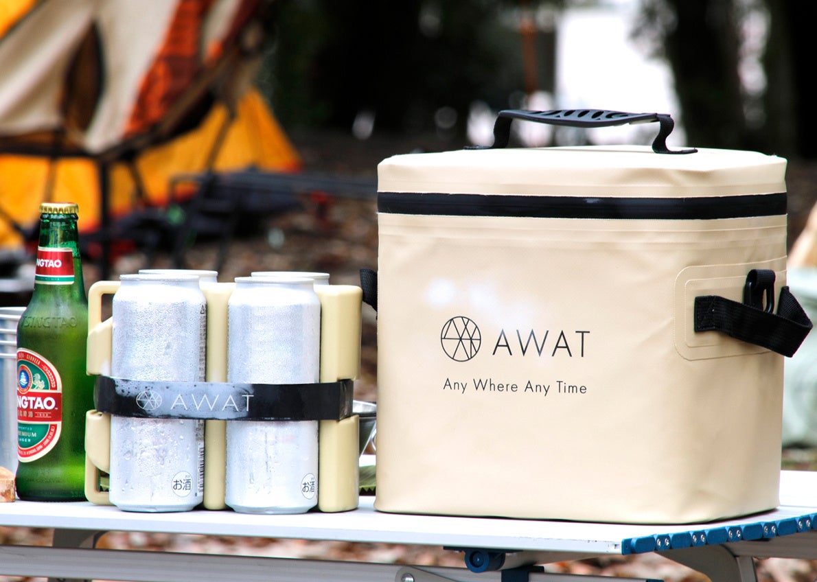 【Makuakeでセット売りが完売】最大7層の極厚構造でハードクーラーにも負けない保冷力を実現させた『AWAT クーラーボックス』と缶(ペットボトル)専用の保冷剤『AWAT 缶クーラー』一般発売開始。のサブ画像1