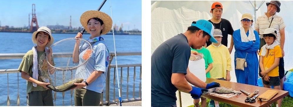 第50回川崎みなと祭り　東扇島公園で【親子海釣り教室】を開催しました！のサブ画像2