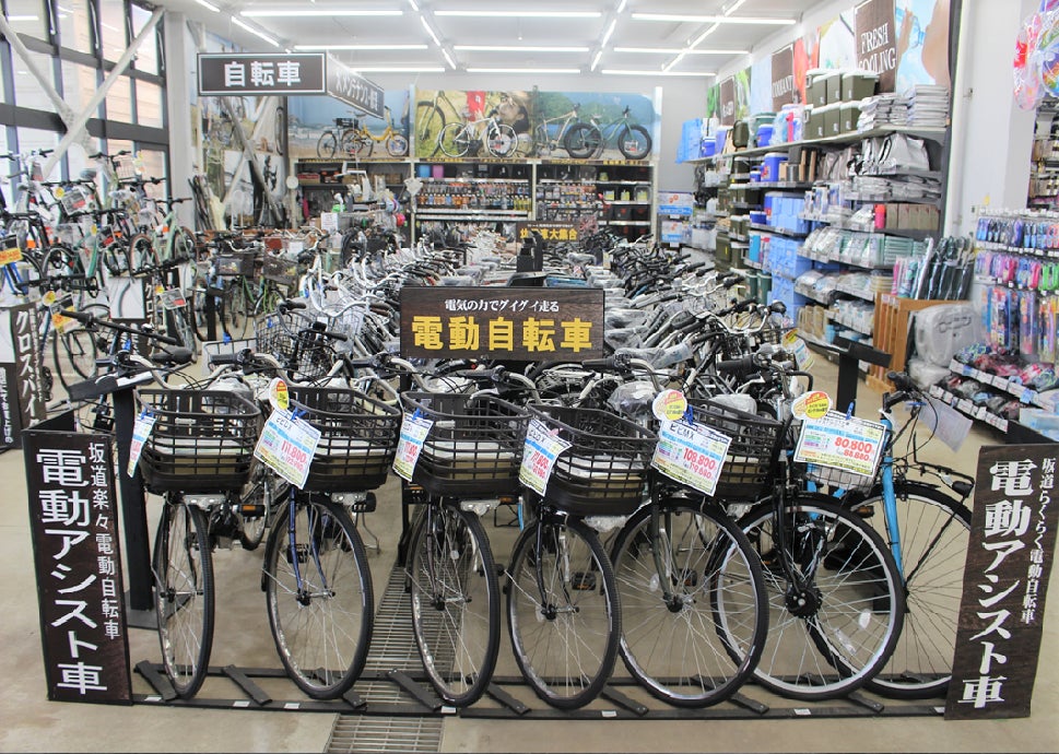 ビバホーム佐久インター店リニューアルのお知らせのサブ画像5_100台以上の自転車本体を取り揃えたサイクル売場