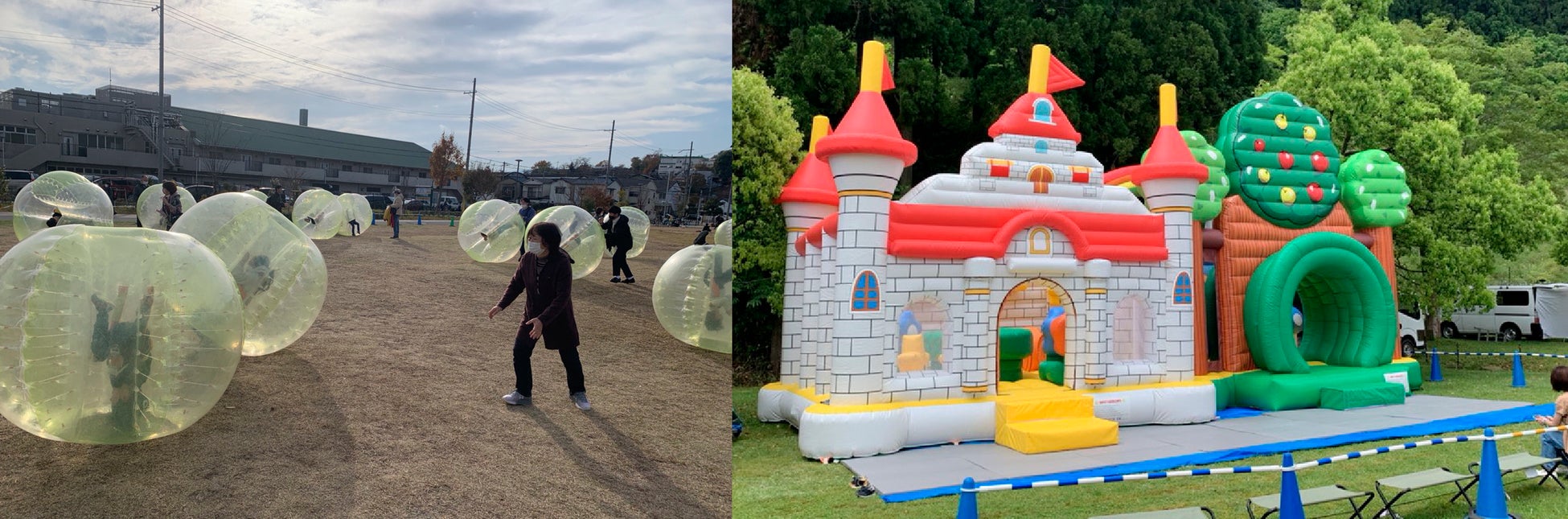 まだまだ遊び足りない子ども達へ！大阪・舞洲で縁日・ふれあい動物園・ふわふわ遊具が一同に【第5回おおきに祭】のサブ画像4_※実際の遊具は変更になる可能性がございます