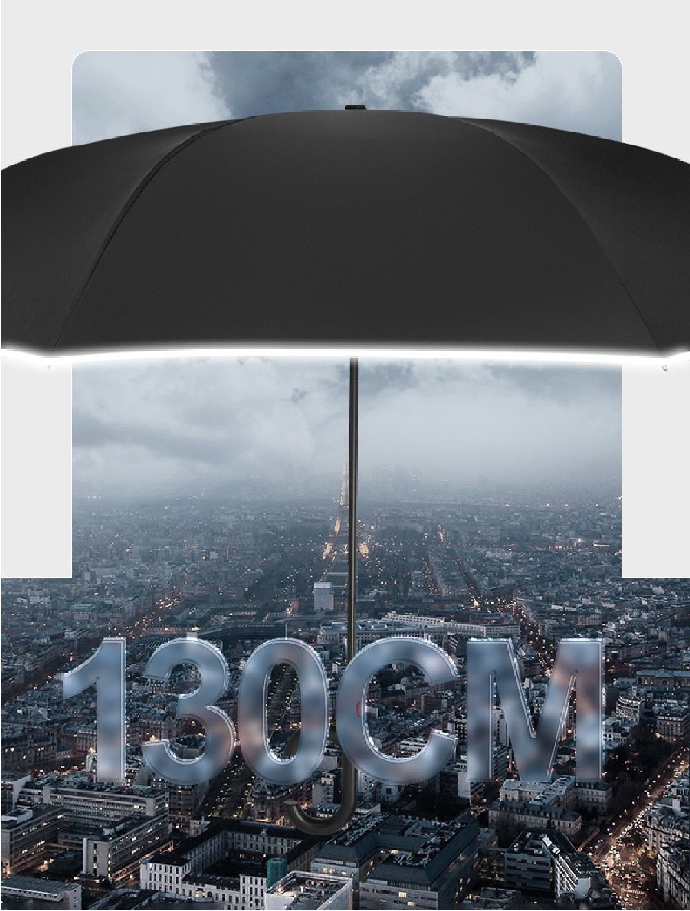 ドイツデザインの珍しい逆さ傘！サイズは脅威の130cm、二重構造で強風にも強い圧倒的な耐久力を持つ「GeeBrella Ultra」を「Gloture楽天ストア」で販売開始のサブ画像2